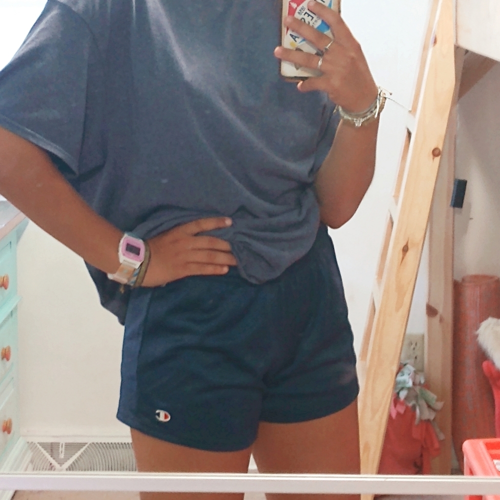Champion casual navy athletic shorts!!
